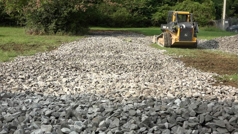 Erosion-control example with ArmorLay protecting soil and edge