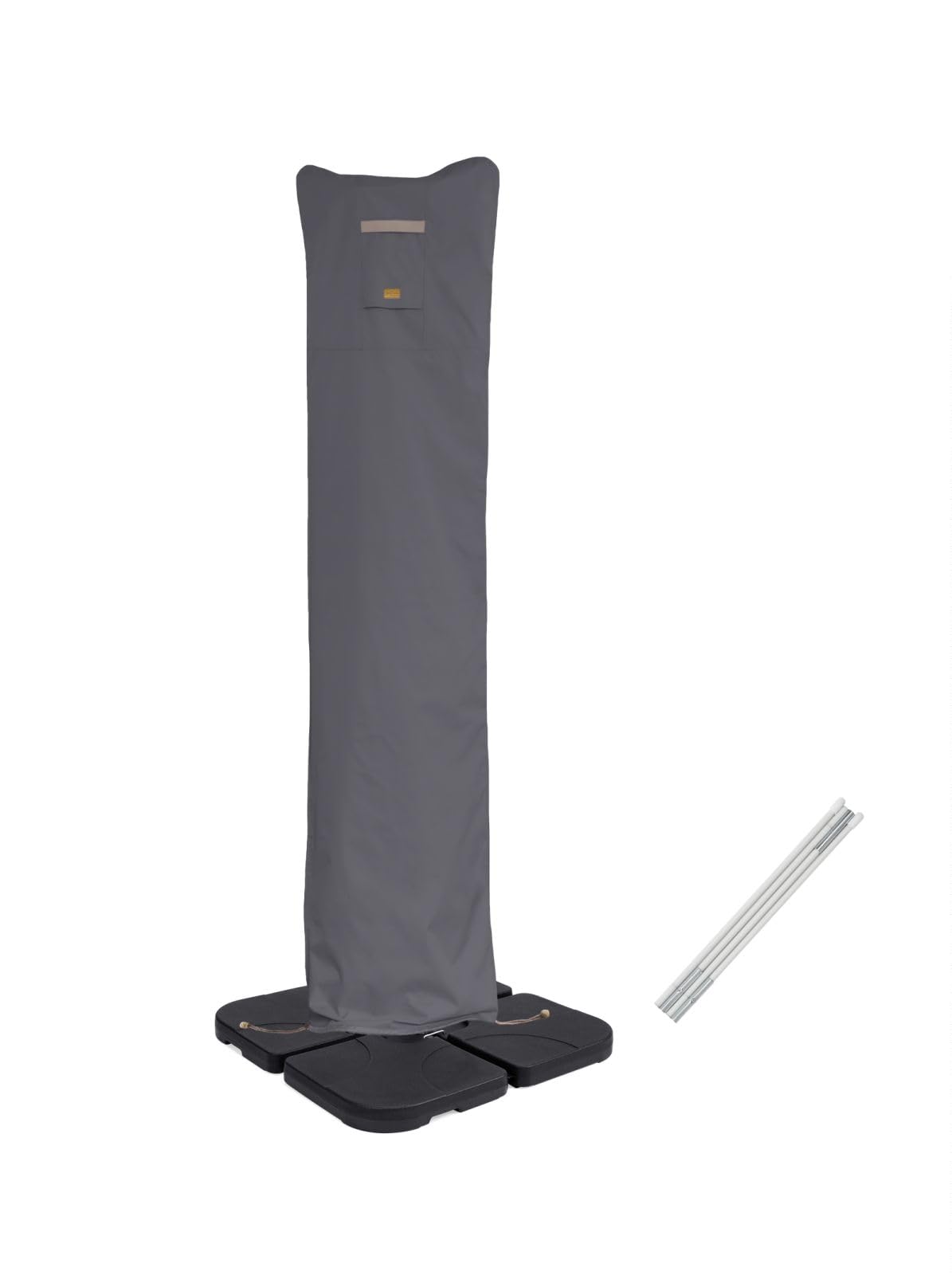 Garden Balsam patio umbrella cover protects your umbrella from rain and sun.
