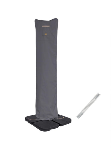 Garden Balsam patio umbrella cover protects your umbrella from rain and sun.