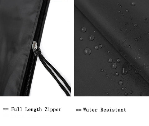 Garden Balsam umbrella cover cord lock wind detail ensures stays put.