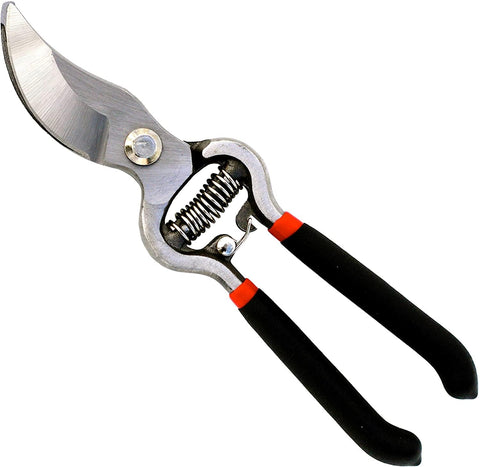 Garden Guru Classic Bypass Pruner blade close-up showing sharp curved edge for clean cuts