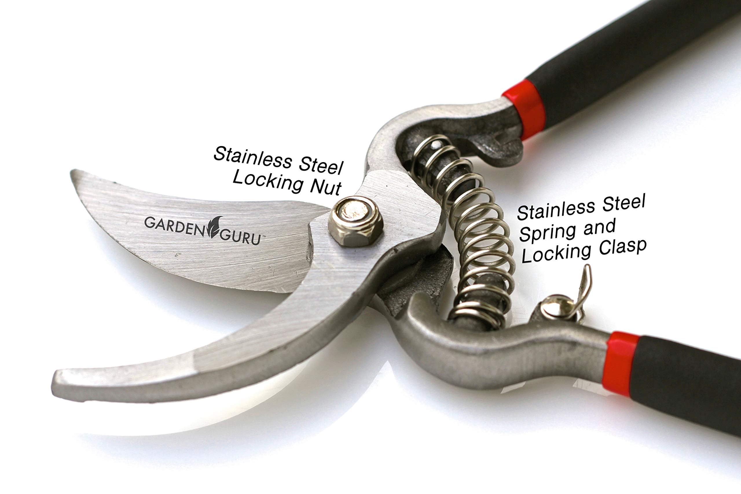 Garden Guru Classic Bypass Pruner cuts branches up to 1 inch with ease