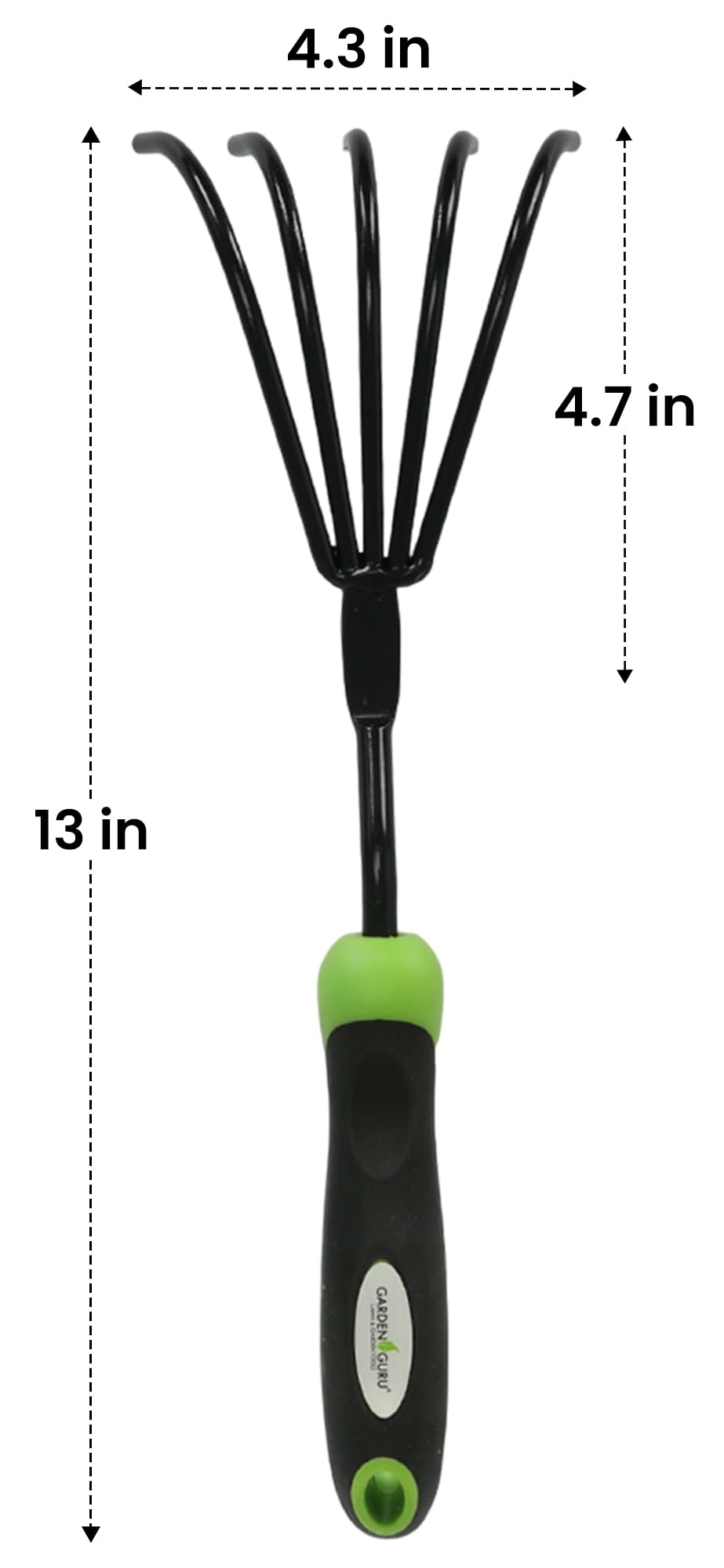Garden Guru ergonomic grip closeup shows comfortable, extended-use handling.