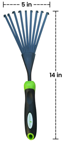 Garden Guru ergonomic handle designed to reduce wrist fatigue