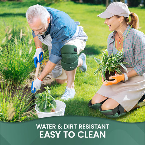 Garden Guru knee pads ergonomic-fit for teens, adults, and seniors.