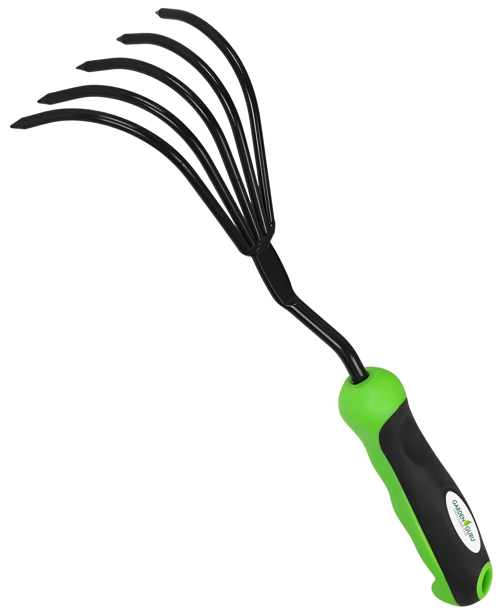 Garden Guru Ninja Claw in action for quick soil cultivation around seedlings.