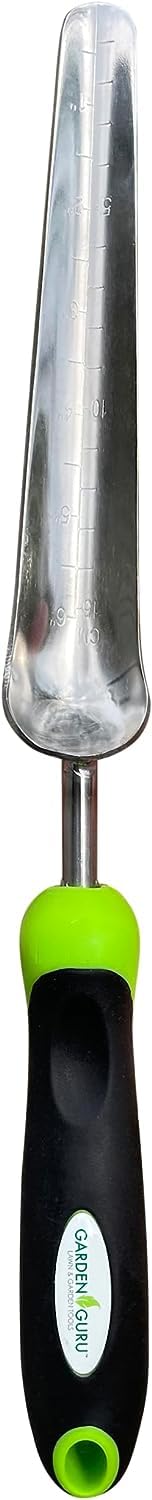 Garden Guru stainless steel blade with rust resistance for durable garden tasks.