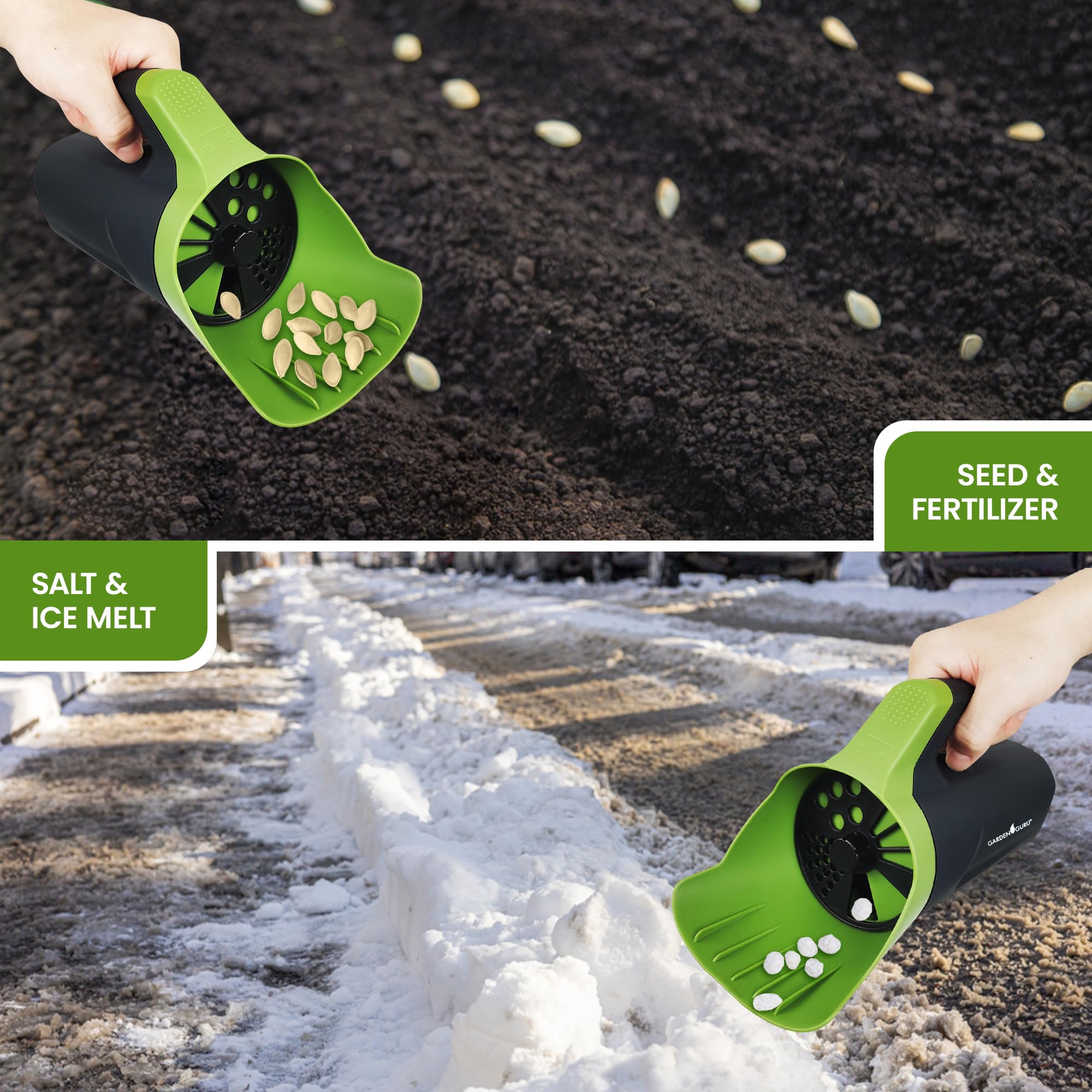 Garden Guru wide top opening ideal for quick filling and spill-free operation
