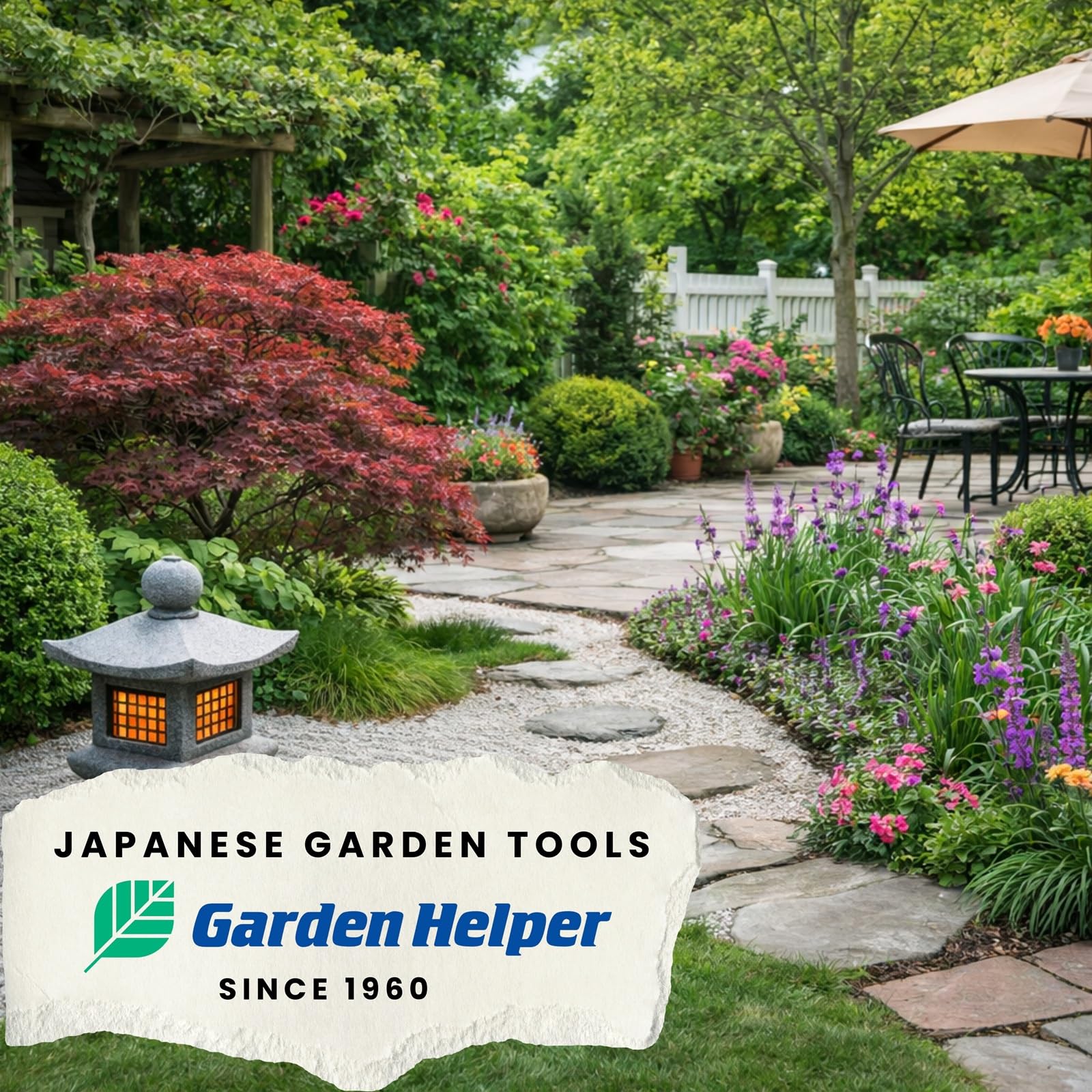 Garden Helper compact-size tool ready for precise garden work