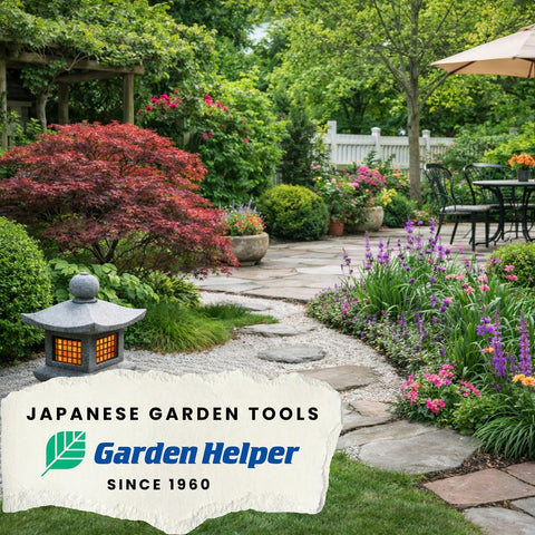 Garden Helper compact-size tool ready for precise garden work