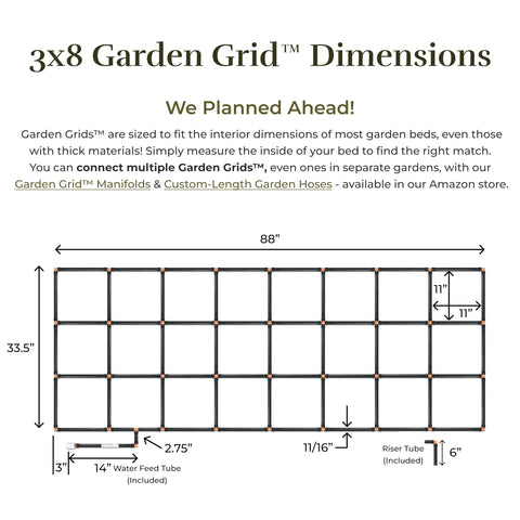 Garden In Minutes Garden Grid hose-timer ready for automated watering
