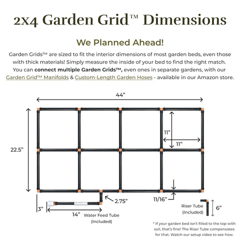 Garden Grid requires no tools for setup