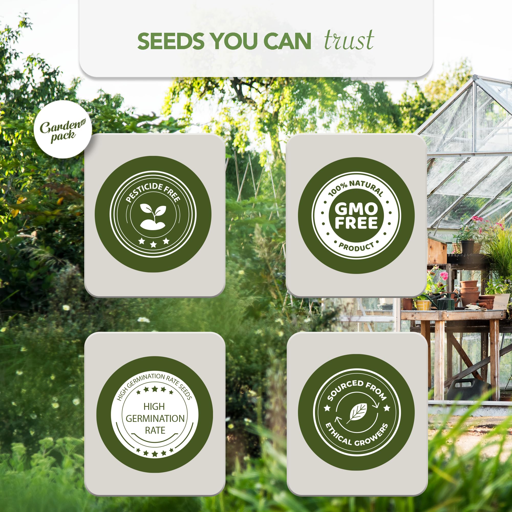 Garden Pack Gift for Green Thumbs inspires seasonal planting projects.