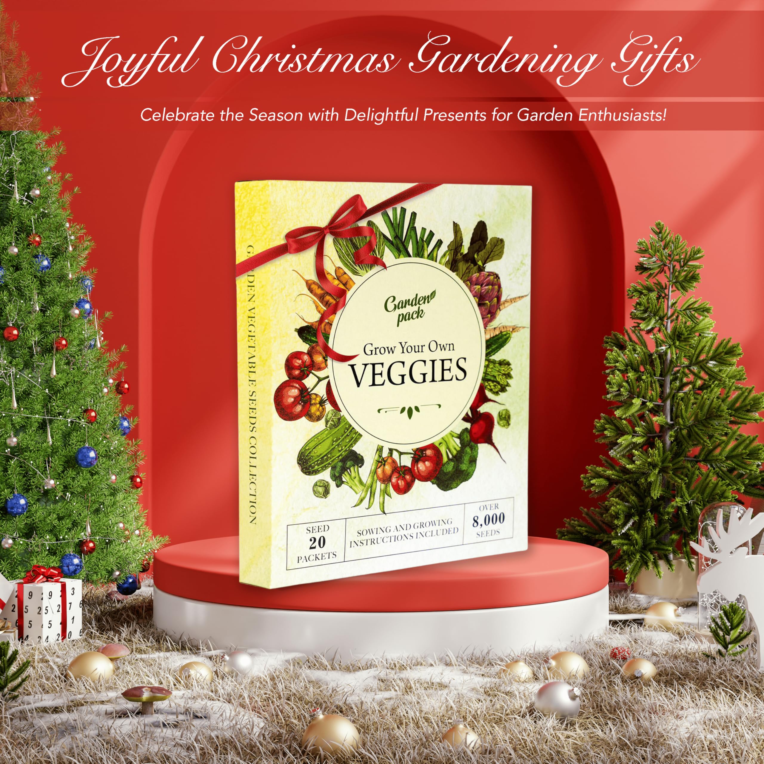 Garden Pack indoor-outdoor seed kit enables year-round planting indoors or outdoors.