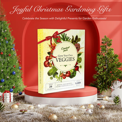 Garden Pack indoor-outdoor seed kit enables year-round planting indoors or outdoors.