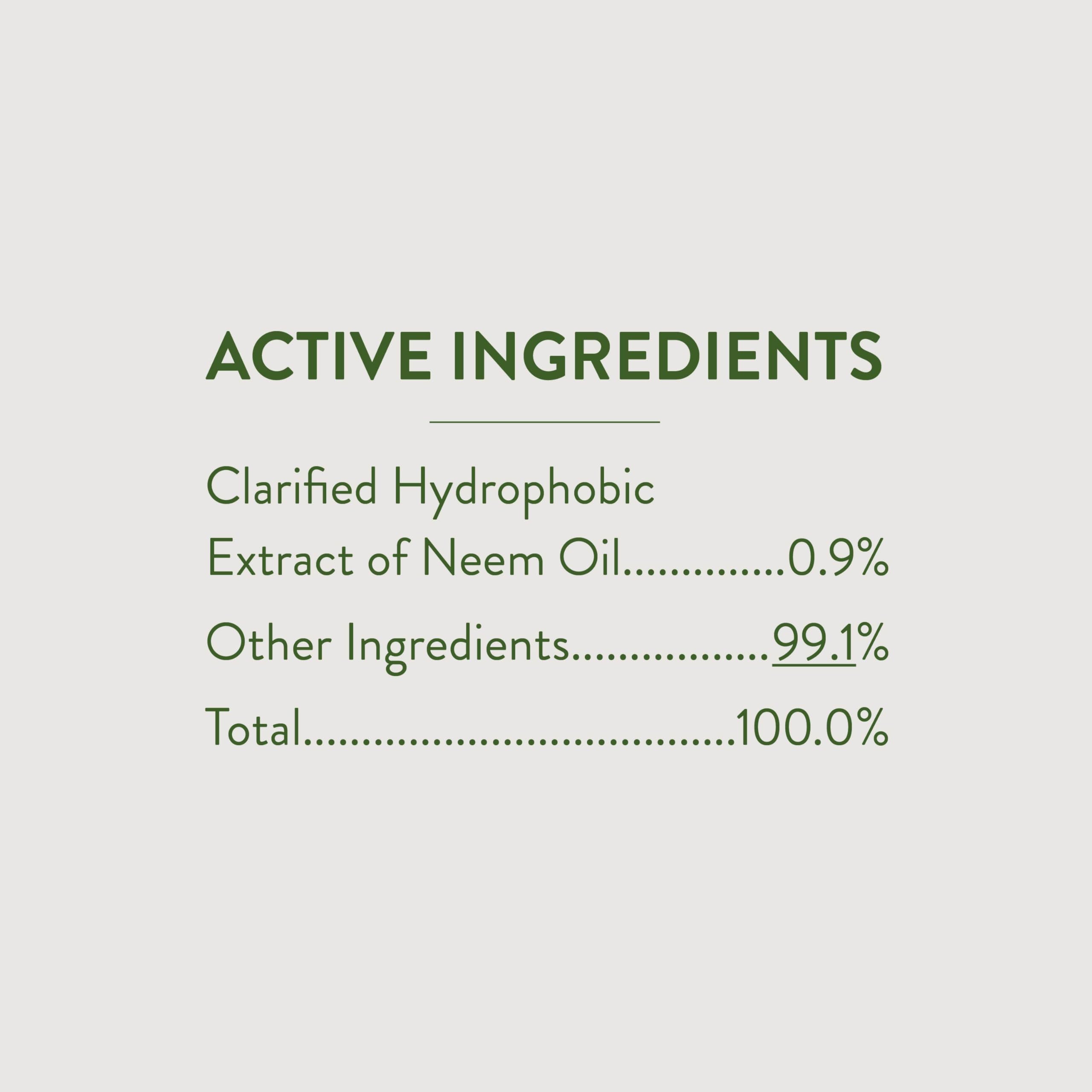 Garden Safe Fungicide3 treating flowers and foliage with neem oil.