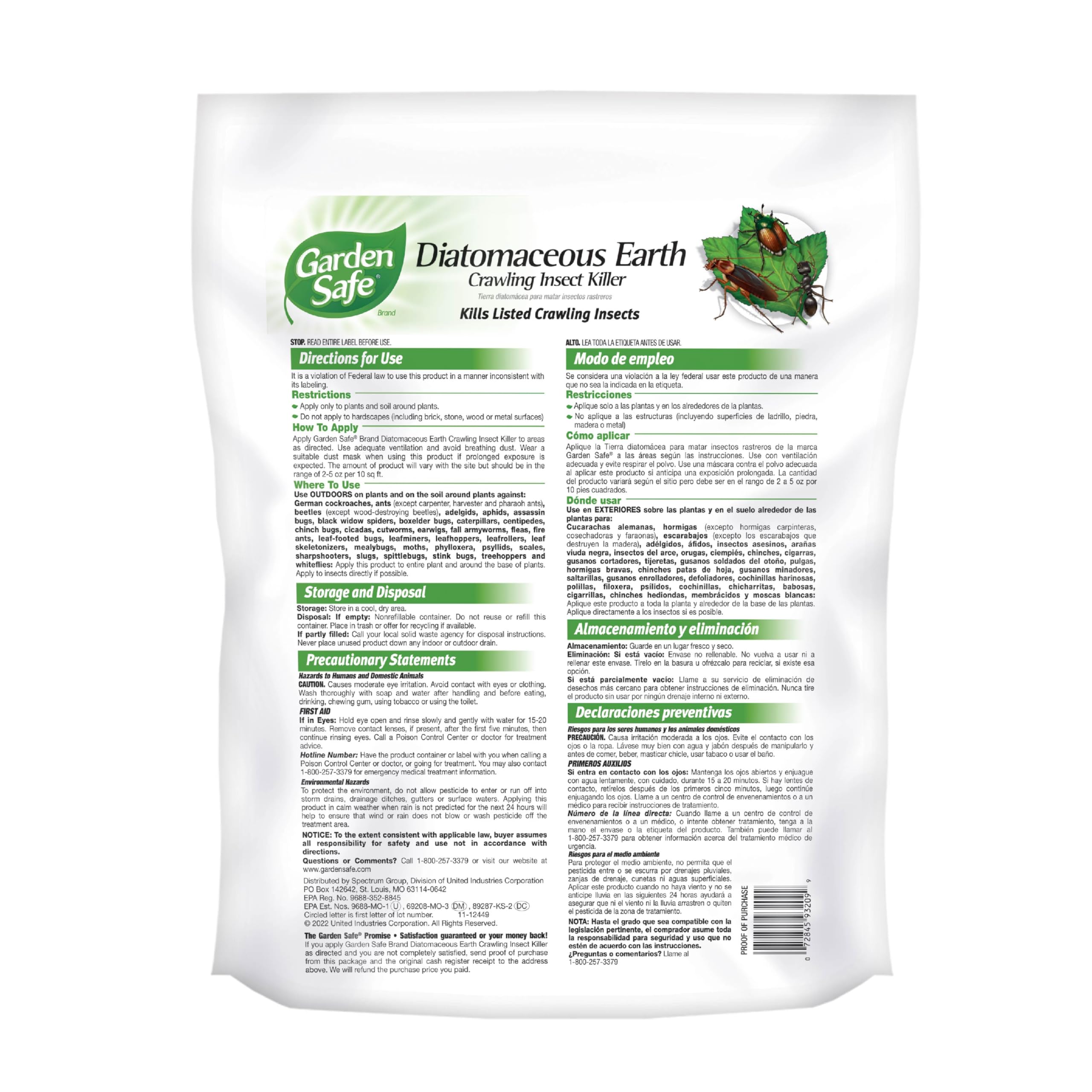 Garden Safe diatomaceous earth solution for organic gardening