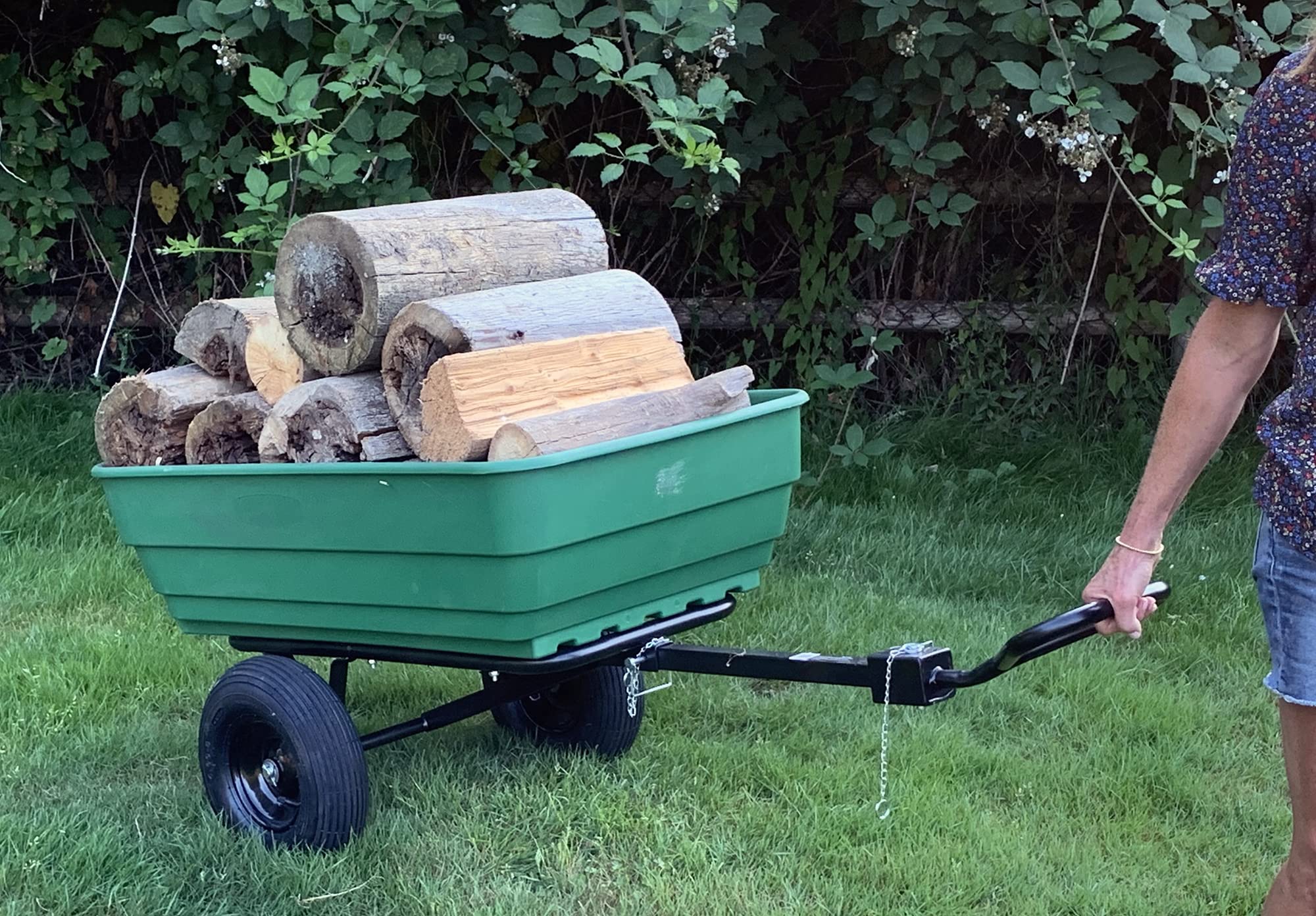 Garden Star handle adapter enables easy manual hauling during projects