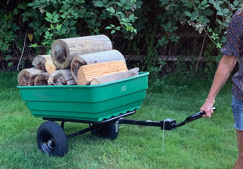 Garden Star handle adapter enables easy manual hauling during projects