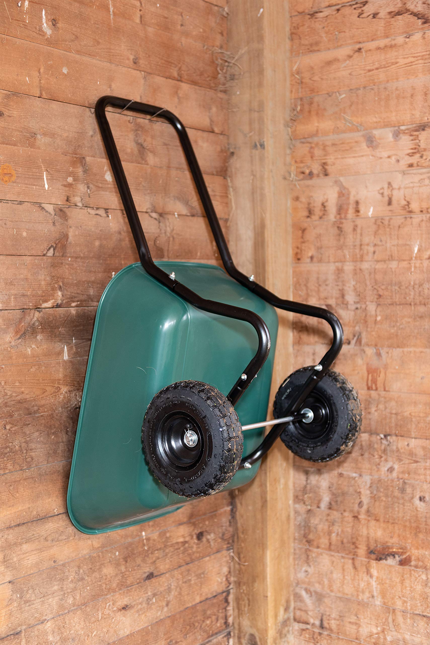 Garden Star dual-wheel cart designed for lightweight, versatile yard use