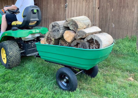 Garden Star 4.00-6 tires provide traction on gravel, dirt, and grass