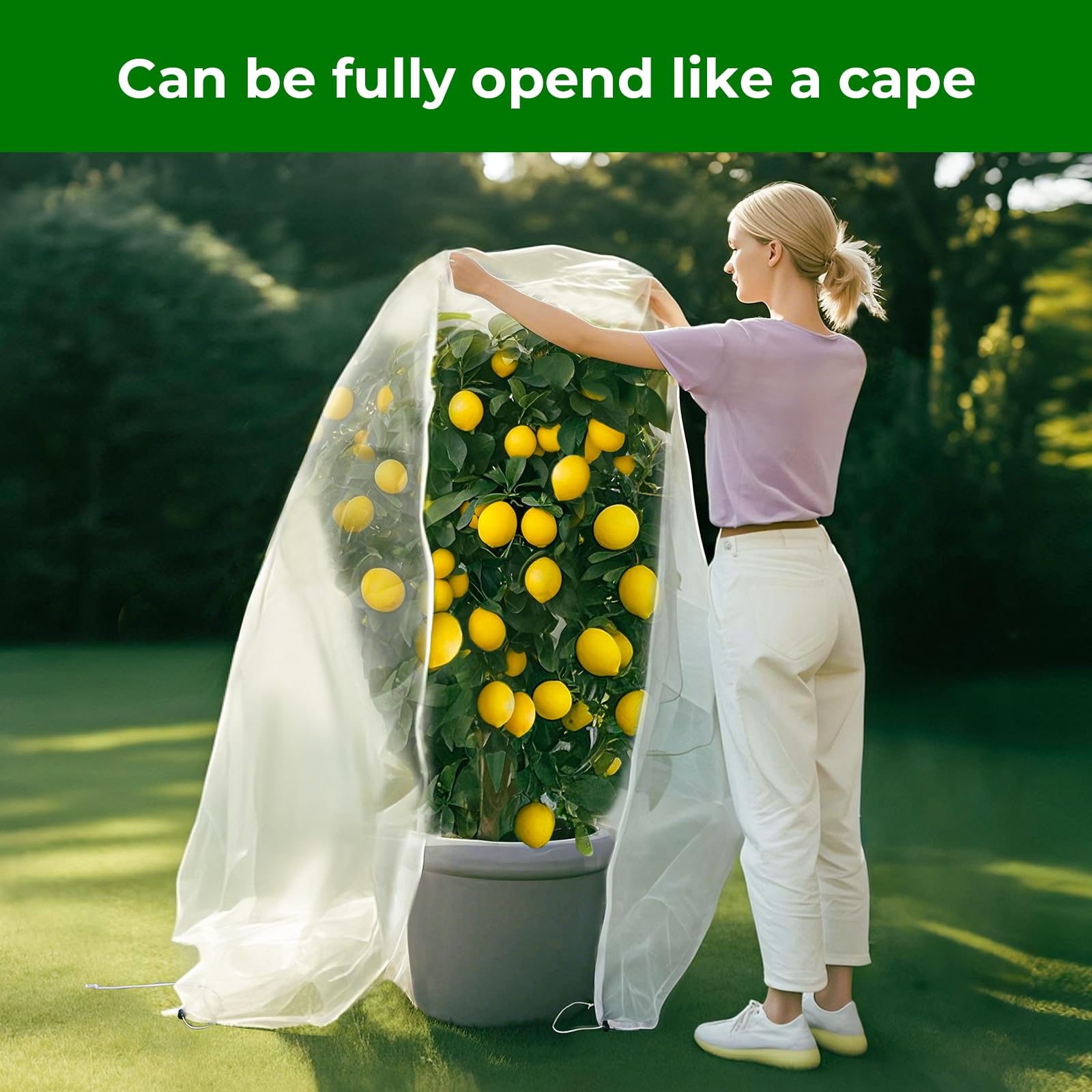 Garden Tailor durable outdoor netting supports multi-season garden protection.