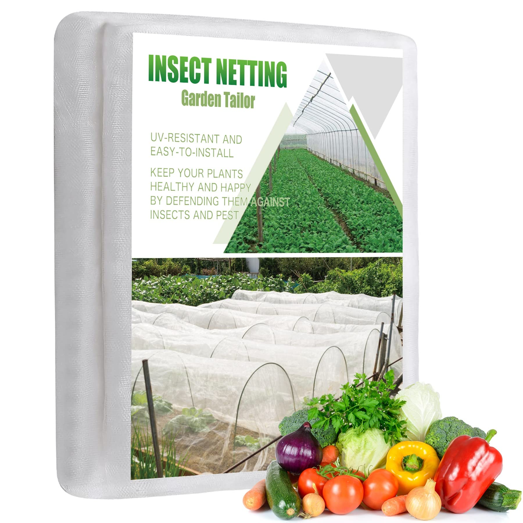 Garden Tailor UV-stabilized HDPE net stays strong under sun and rain.