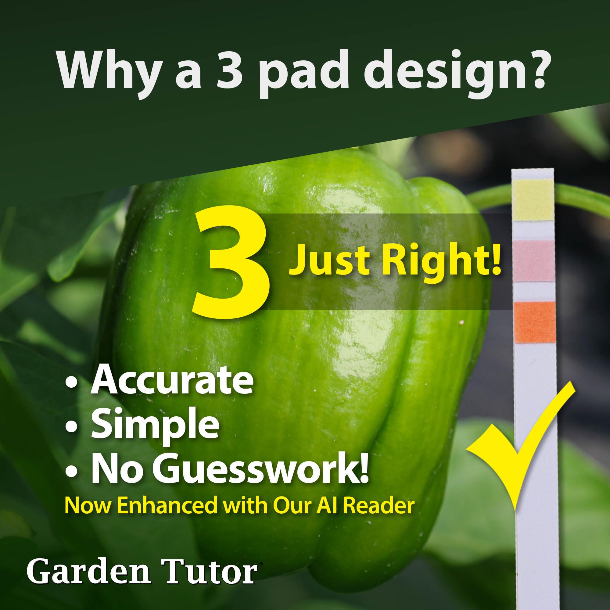 Garden Tutor instant 60-second pH results concept