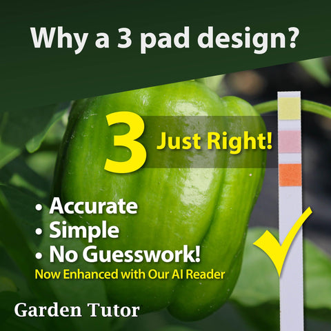 Garden Tutor instant 60-second pH results concept
