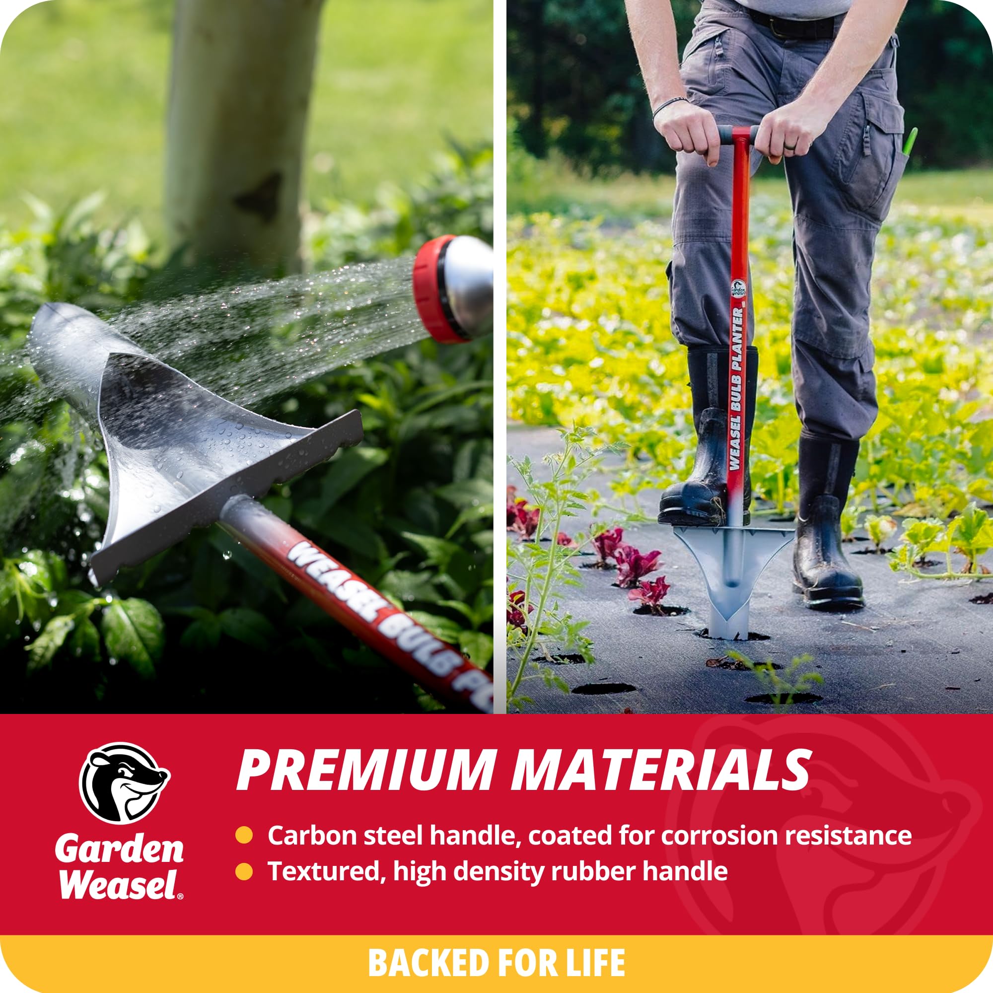 GARDEN WEASEL bulb planter USA-made durable construction for seasonal use
