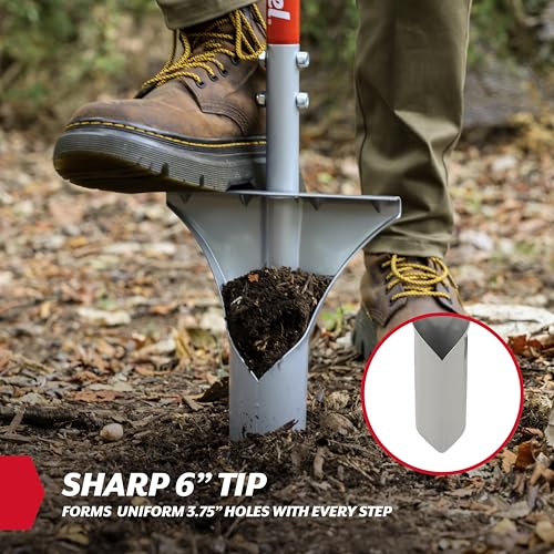 GARDEN WEASEL 6-inch steel tip cuts through sod easily