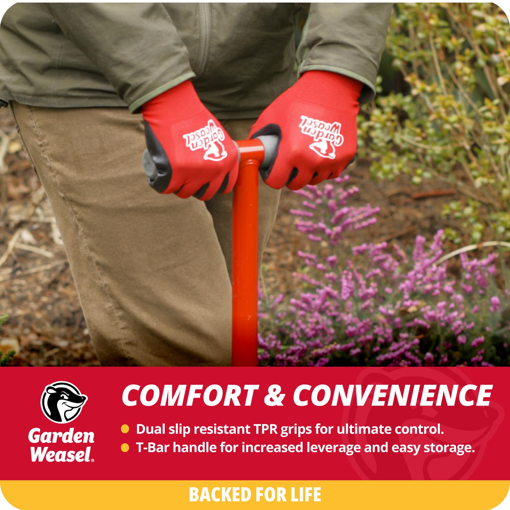 Garden Weasel Edger-Chopper USA-made with dependable customer service.