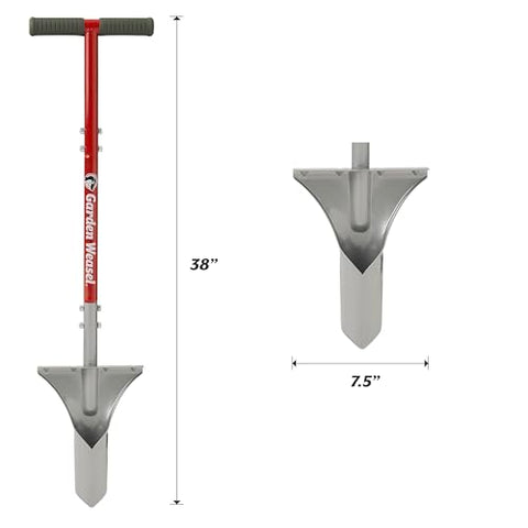 GARDEN WEASEL footplate provides ergonomic support for comfortable planting