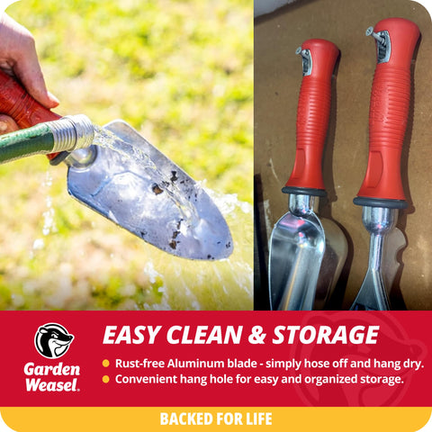 Garden Weasel US-based support and lifetime guarantee give reassurance.