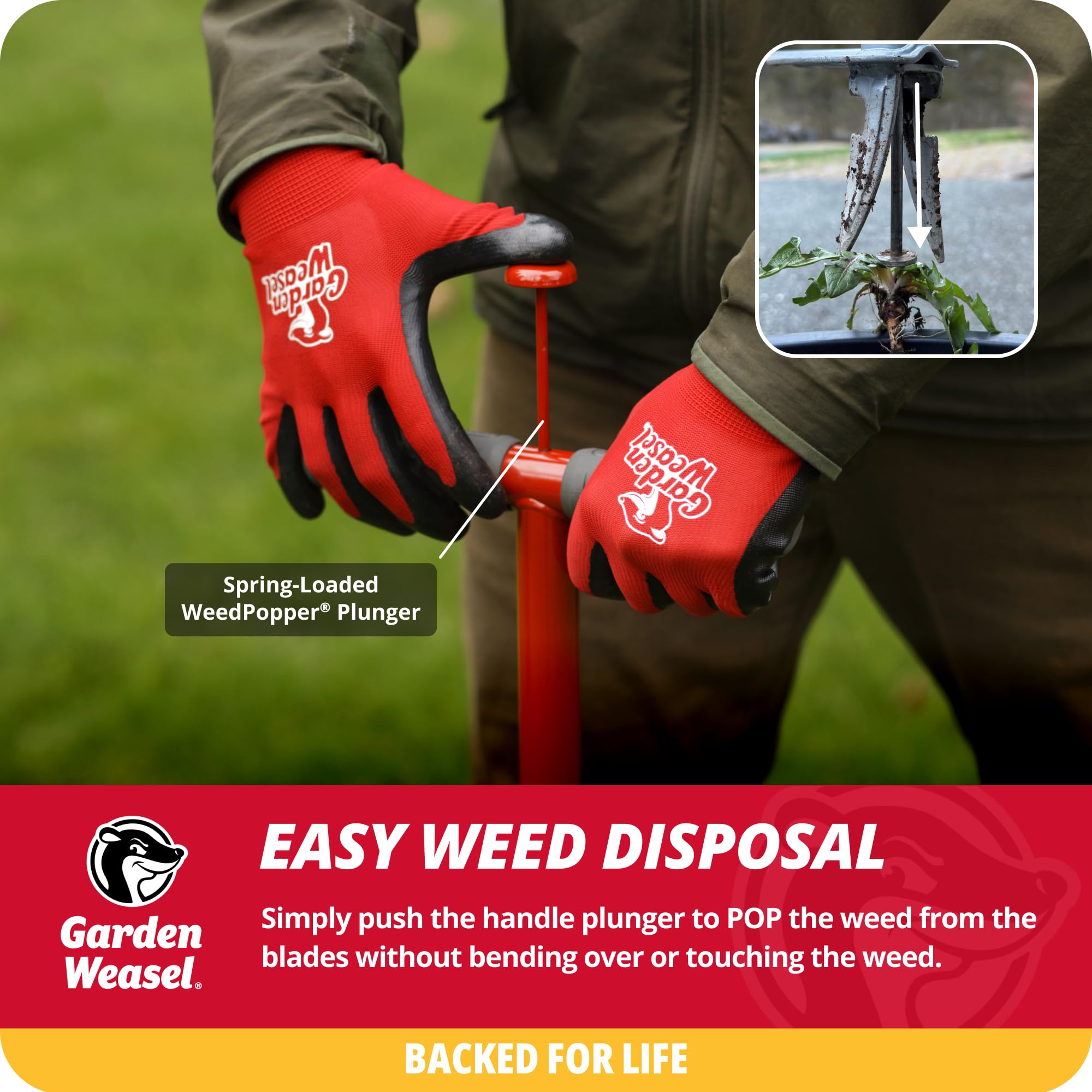 Garden Weasel WeedPopper features durable build for decades of use.