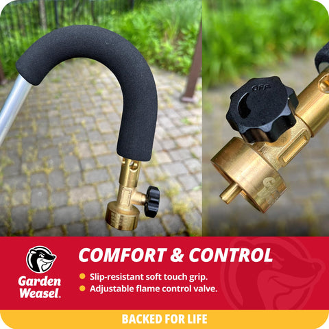 Garden Weasel WeedTorch propane torch for outdoor weed removal