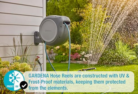 Gardena bracket template for easy wall installation