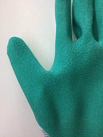 Gardena latex gloves close-up texture highlights flexible, puncture-resistant feel.