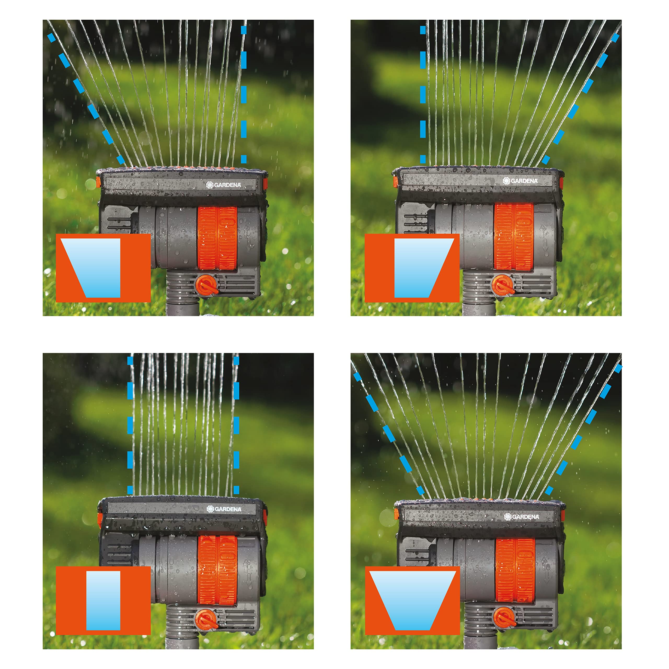 Gardena ZoomMaxx rust-free filter to prevent debris buildup