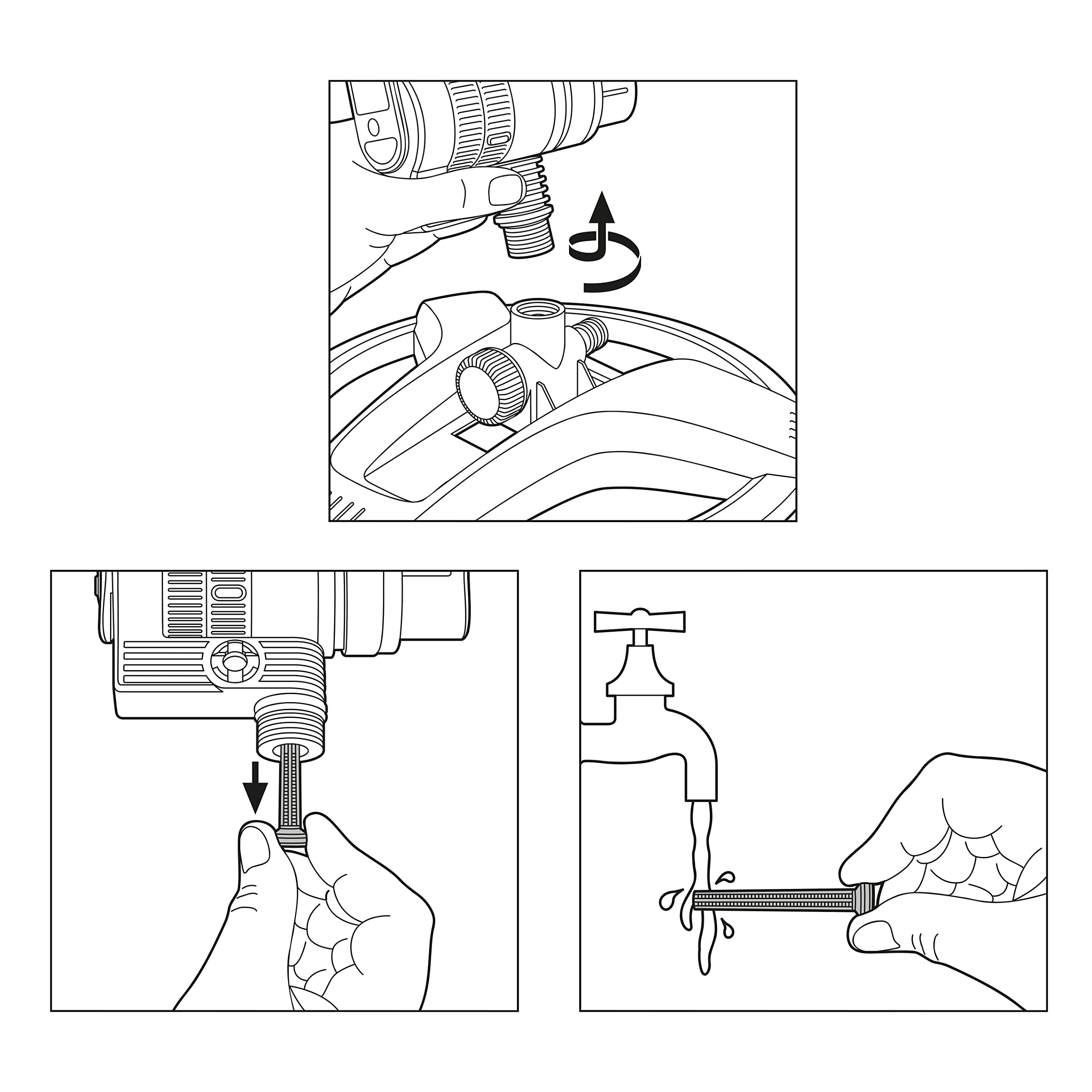 Gardena ZoomMaxx turbo gear for reliable, consistent spray patterns