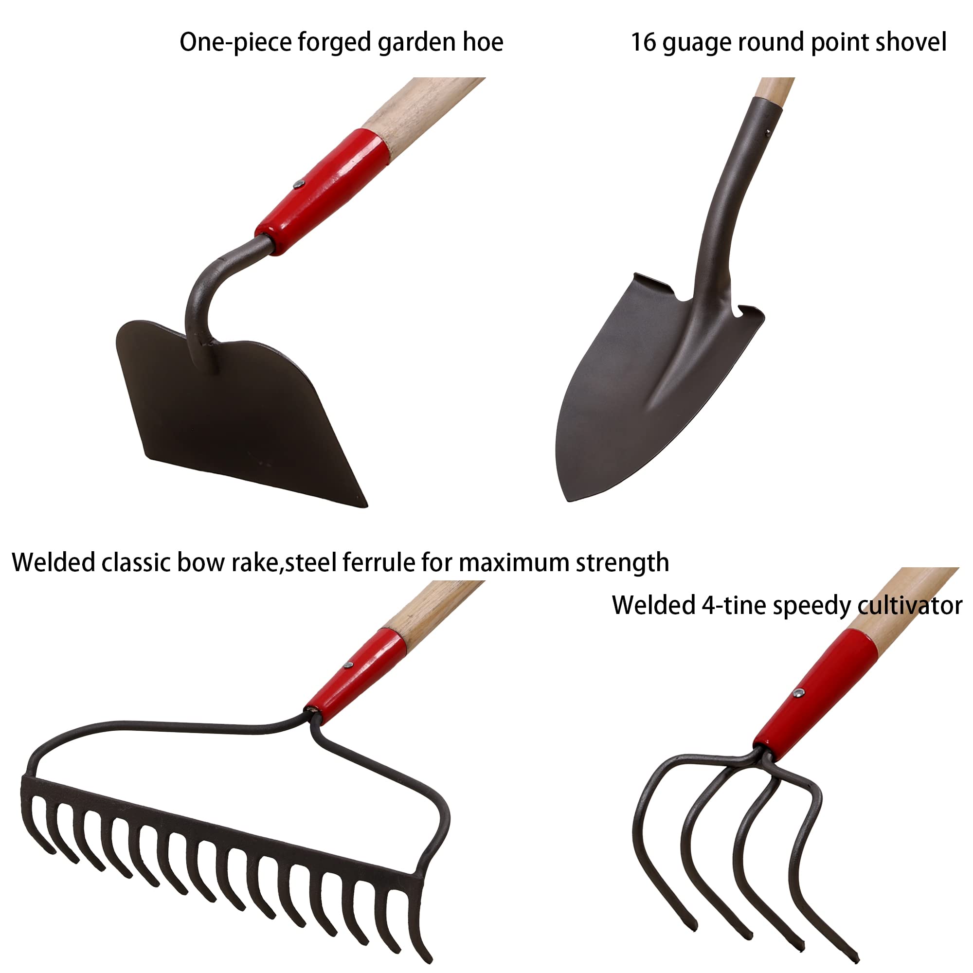 GardenAll tools with comfortable handles to reduce wrist fatigue during gardening