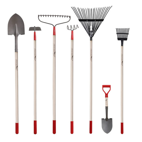 GardenAll 7-piece set with digging shovels for efficient soil preparation and planting