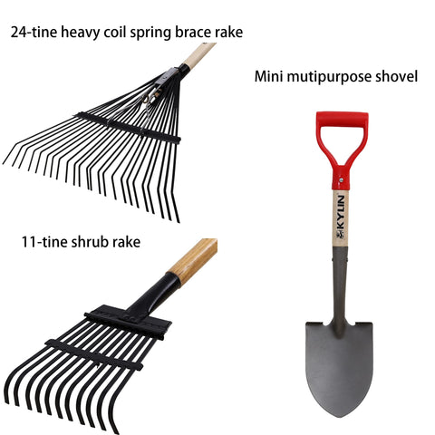 GardenAll high-carbon steel heads for durable digging and cultivation tasks