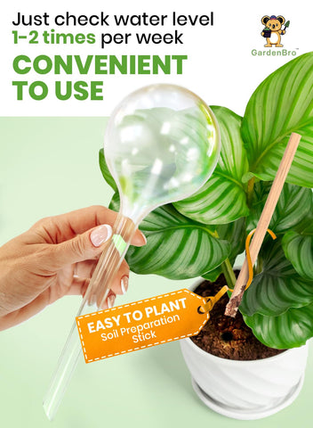 Gardenbro easy-refill-durable-globes designed for longevity