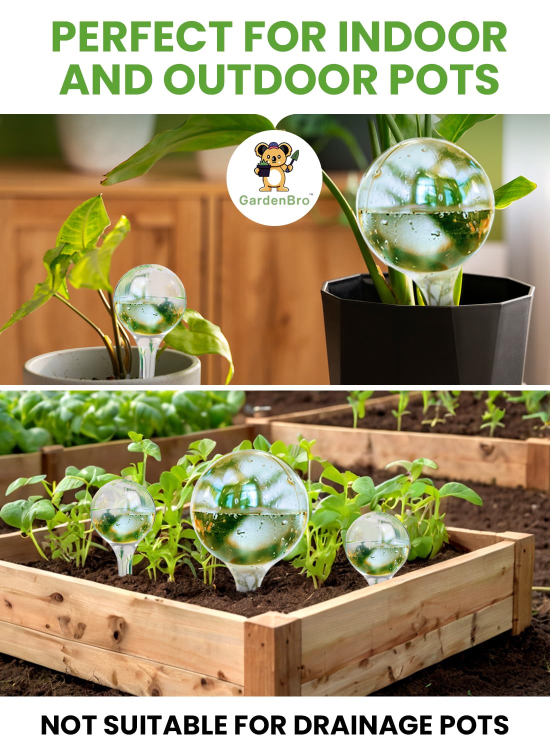 Gardenbro indoor-outdoor-use for versatile plant care