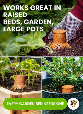 Gardenbro Olla Pot XL close-up of the snug lid blocking debris