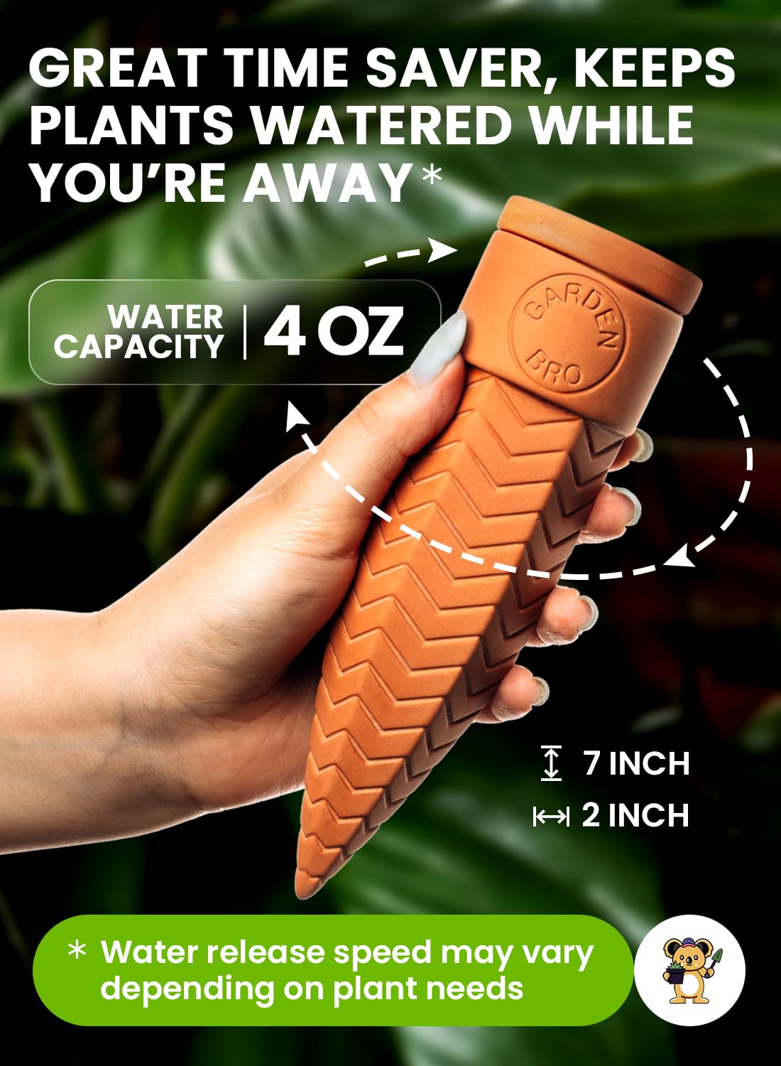 Gardenbro outdoor and indoor use example shows versatile plant hydration.