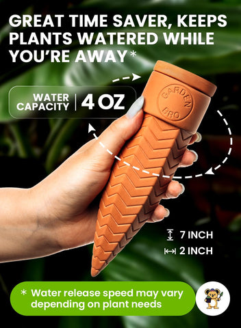 Gardenbro outdoor and indoor use example shows versatile plant hydration.