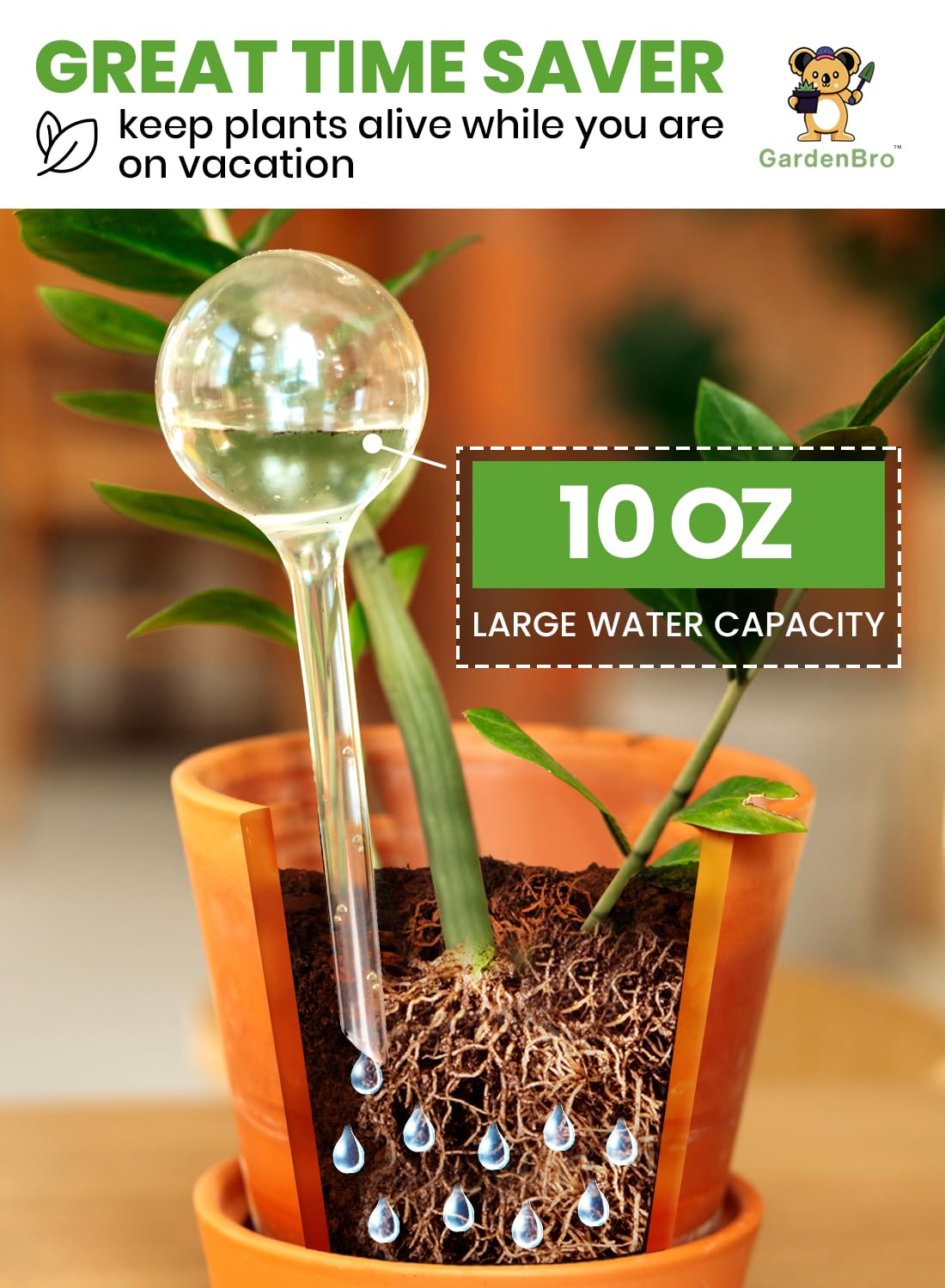 Gardenbro soil-preparation-stick helps precise pot setup