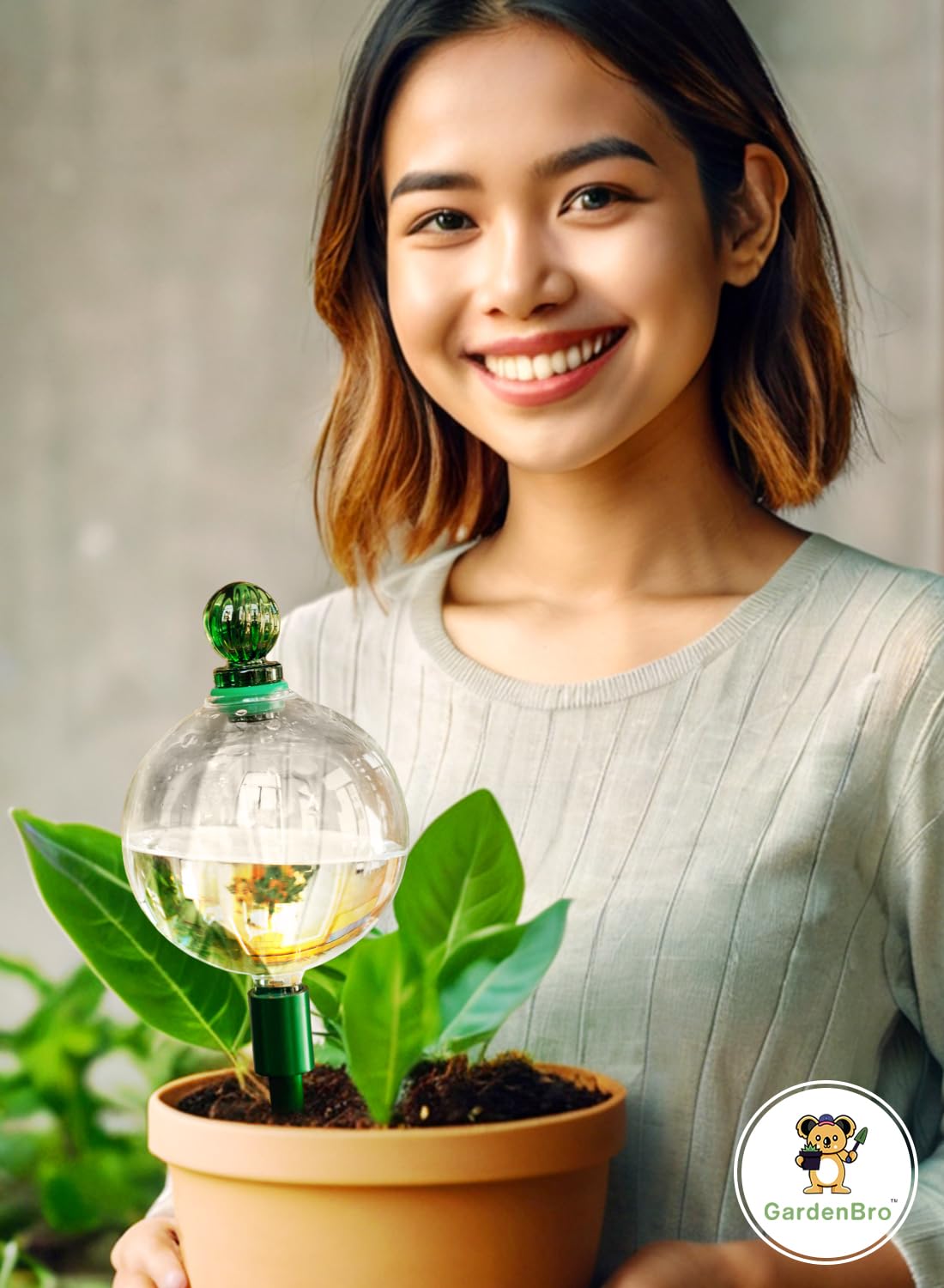 GardenBro travel-friendly watering solution keeps plants hydrated away